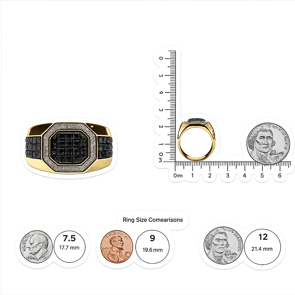 octagonal halo diamond signet ring