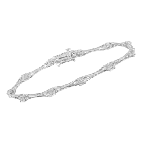 diamond link tennis bracelet