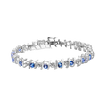 lab-grown gemstone tennis bracelet
