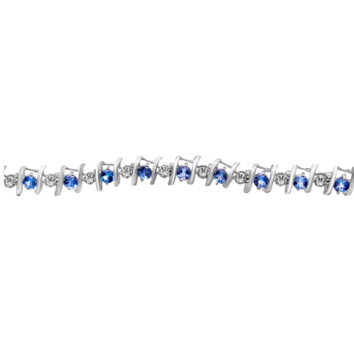 lab-grown gemstone tennis bracelet