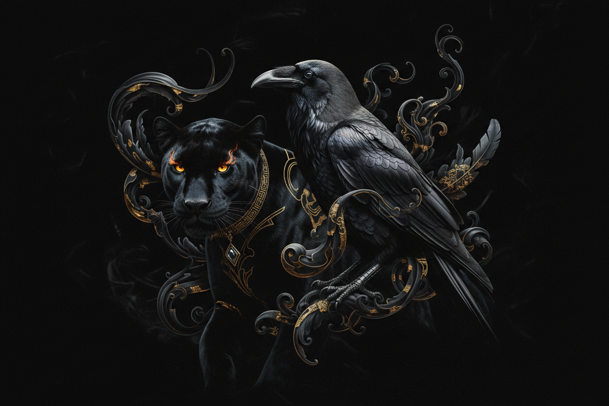 Black Panther/Raven - Luxury Animal