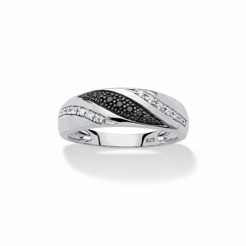 Black & White Diamond Ring - Corrected Design