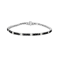 black & white diamond tennis bracelet