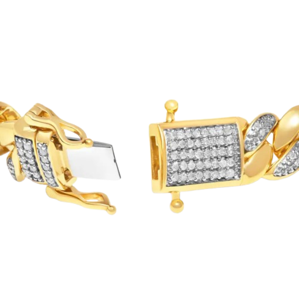 diamond cuban link bracelet