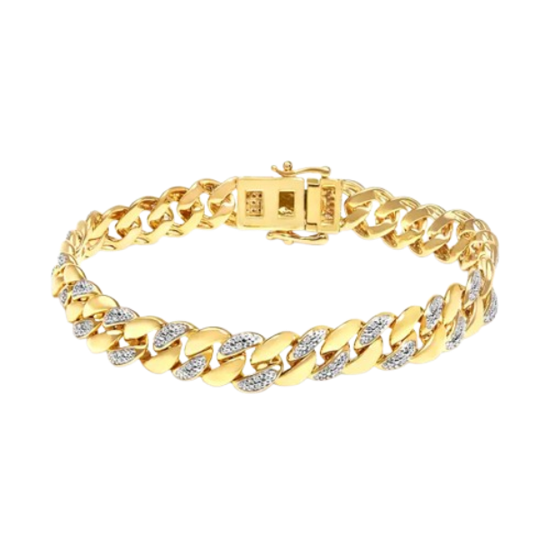 diamond cuban link bracelet