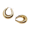 chunky gold hoop earrings
