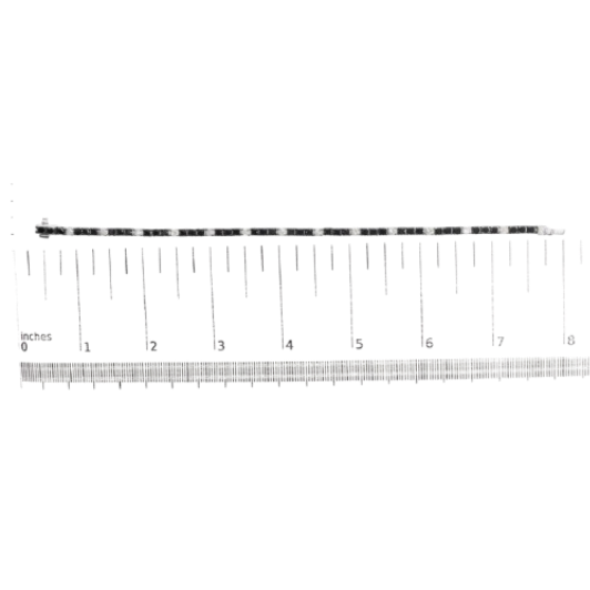 black & white diamond tennis bracelet