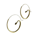 serpent hoop earrings